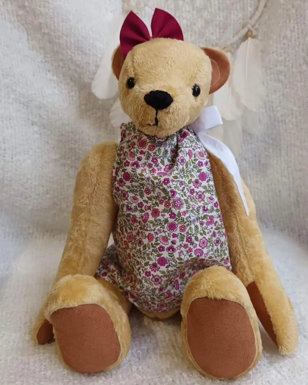 A closer look at the adorable limited edition ELLIE bear from our