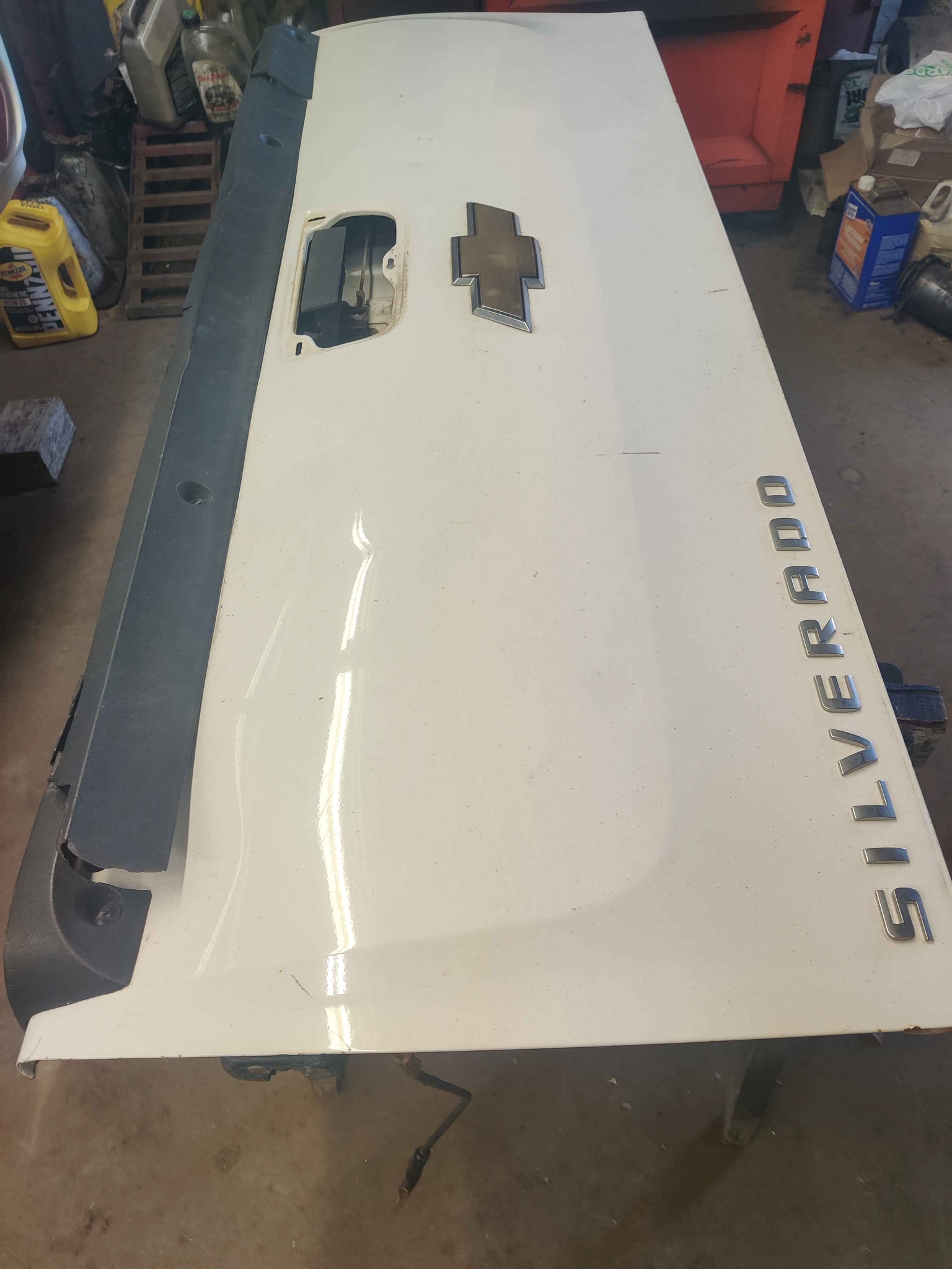 Primered Steel Tailgate With Easy Close For 2007-2013 Chevy Silverado & GMC Sierra