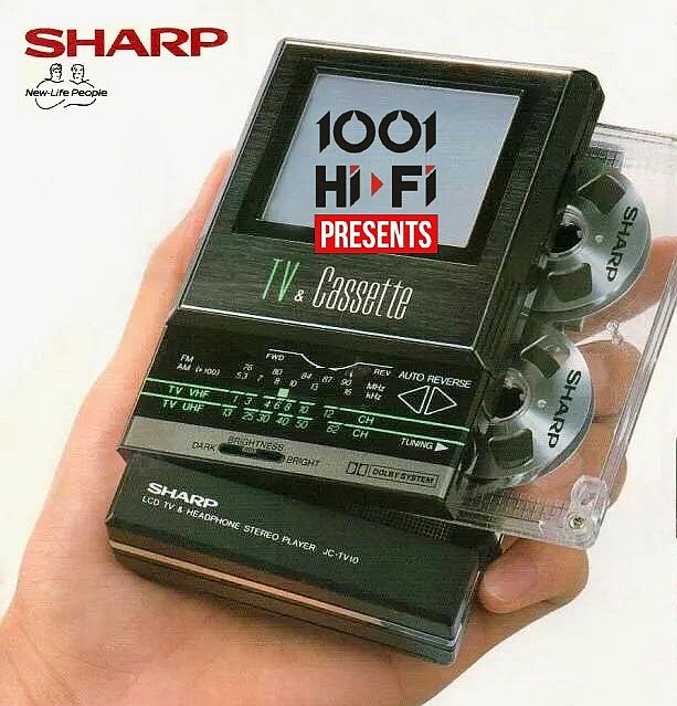 Sharp JC-TV10 Stereo Cassette Player & TV (1986)