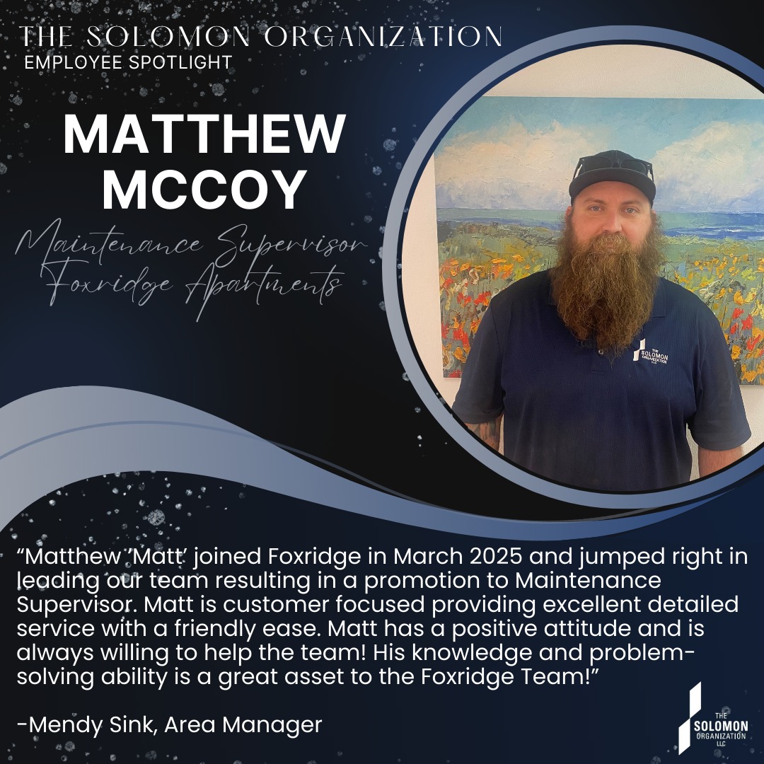 The Solomon - Congratulations to Matthew McCoy one of The Solomon ...