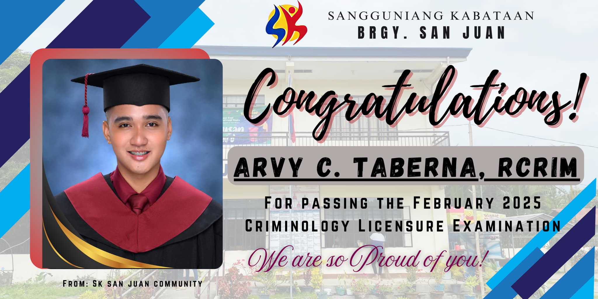 𝐒𝐚𝐧𝐠𝐠𝐮𝐧𝐢𝐚𝐧𝐠 - 𝐒𝐚𝐥𝐮𝐭𝐞! 🫡 Congratulations on passing the criminologist ...