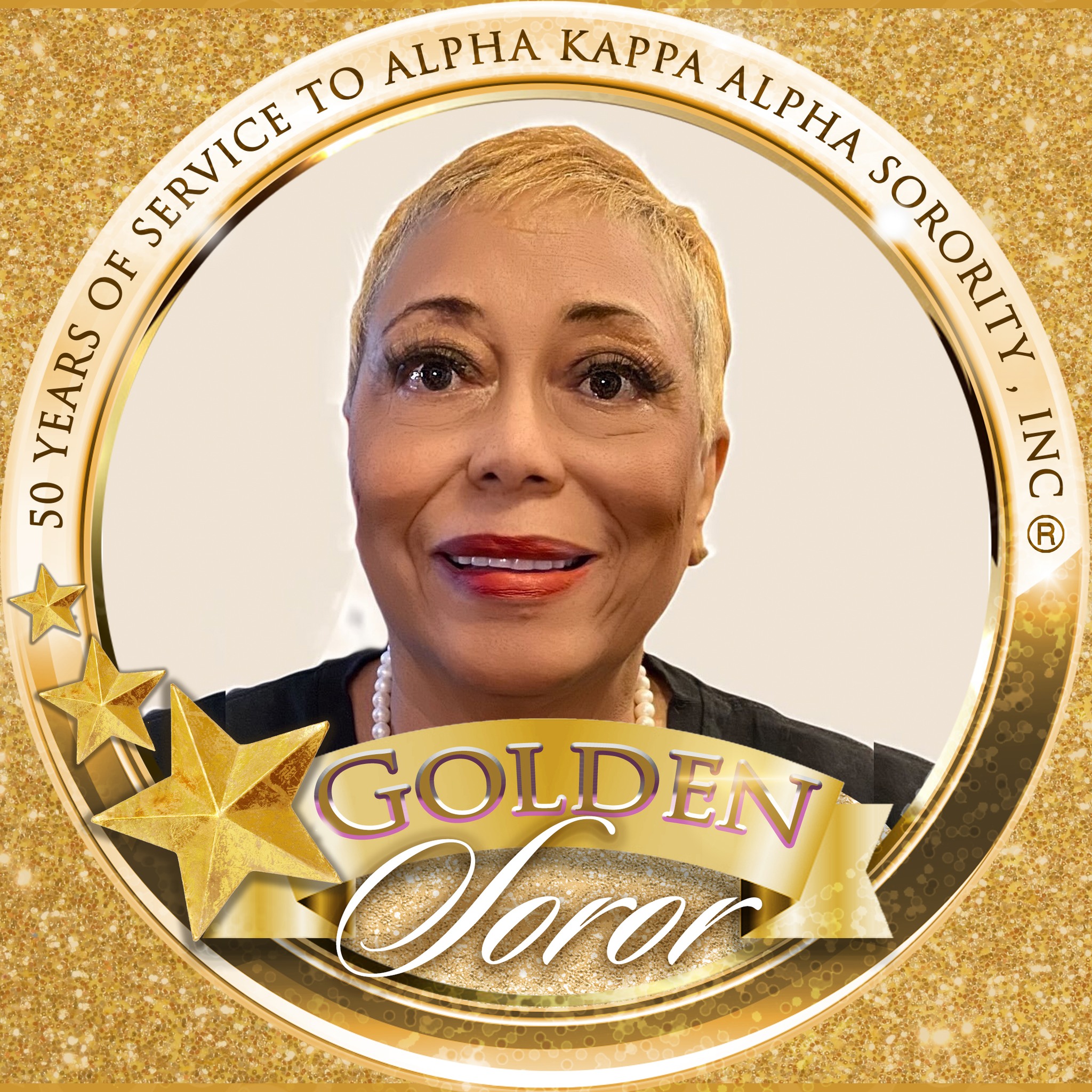 Golden Soror Tote Bag - 50 Years Of Sisterhood & Service Sorority Celebration Bag