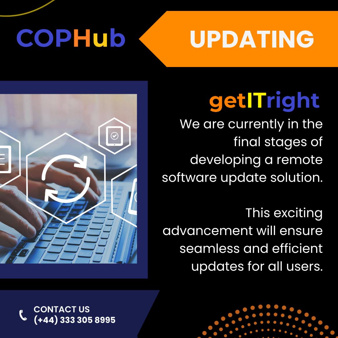 Getitright Ltd - We are committed to continuously optimising COP Hub ...