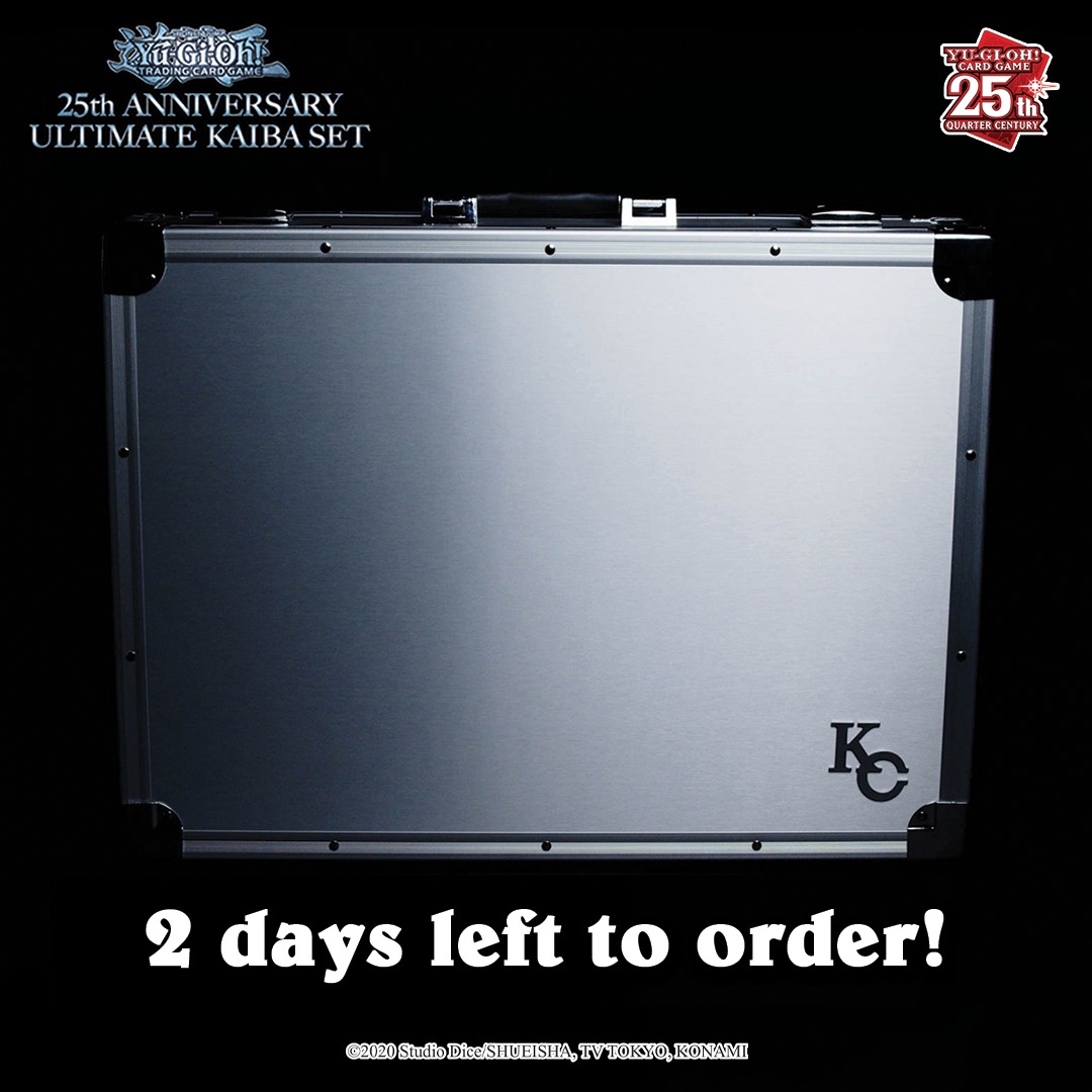 Wanted: 25th Anniversary Ultimate Kaiba Set brief case with all