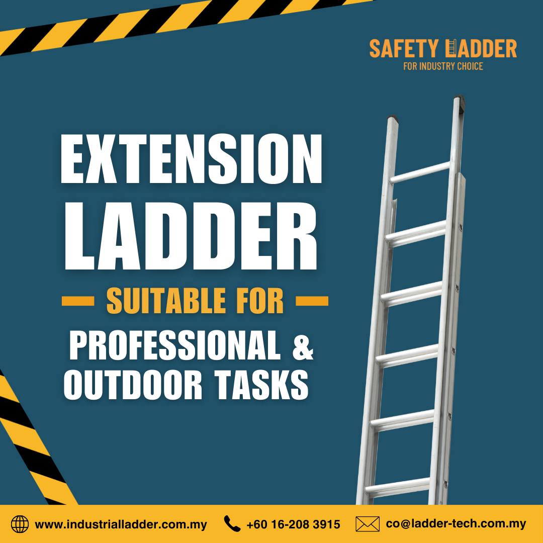Safety - 🌟 Take Your Work to New Heights with Our Extension Ladder! 🌟 🔧 ...