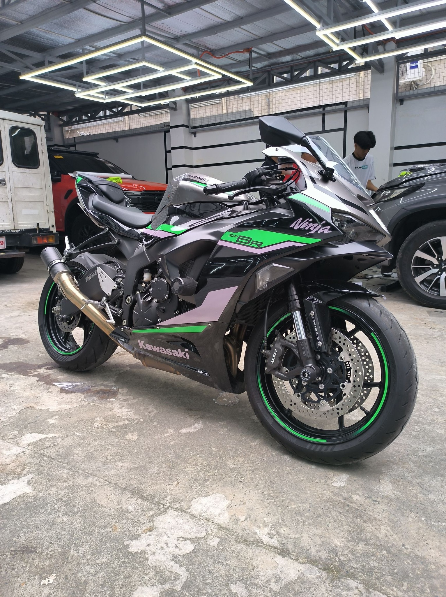 Before and after Back to stock decals as requested ni buyer 2024