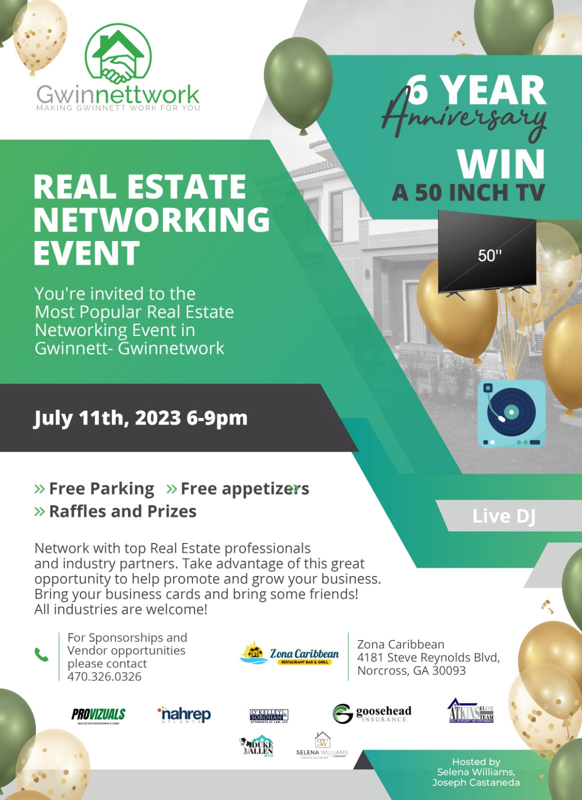 🥳🤩‼️‼️COME OUT... - Gwinnettwork Real Estate Networking Event