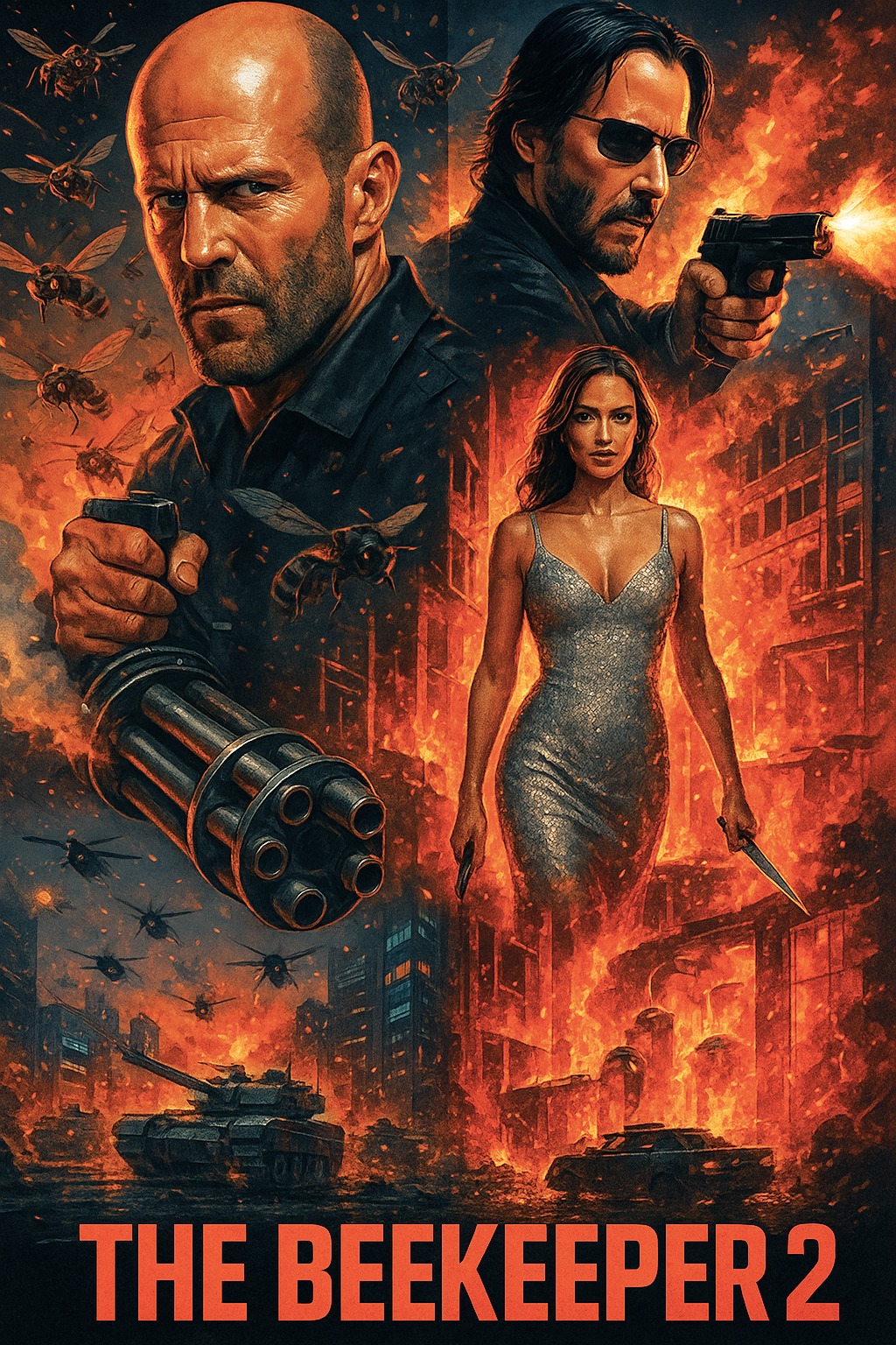 The Digging - 🎬 The Beekeeper 2 (2026) Starring: Jason Statham, Keanu ...