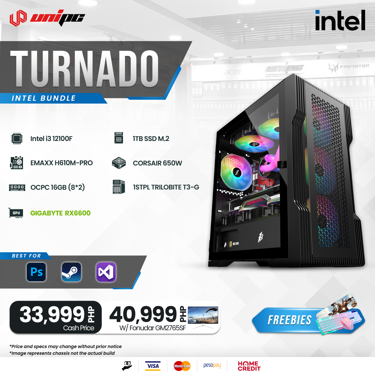 UniPC - Meet our newest PC bundle, ang Turnado build! An... | Facebook