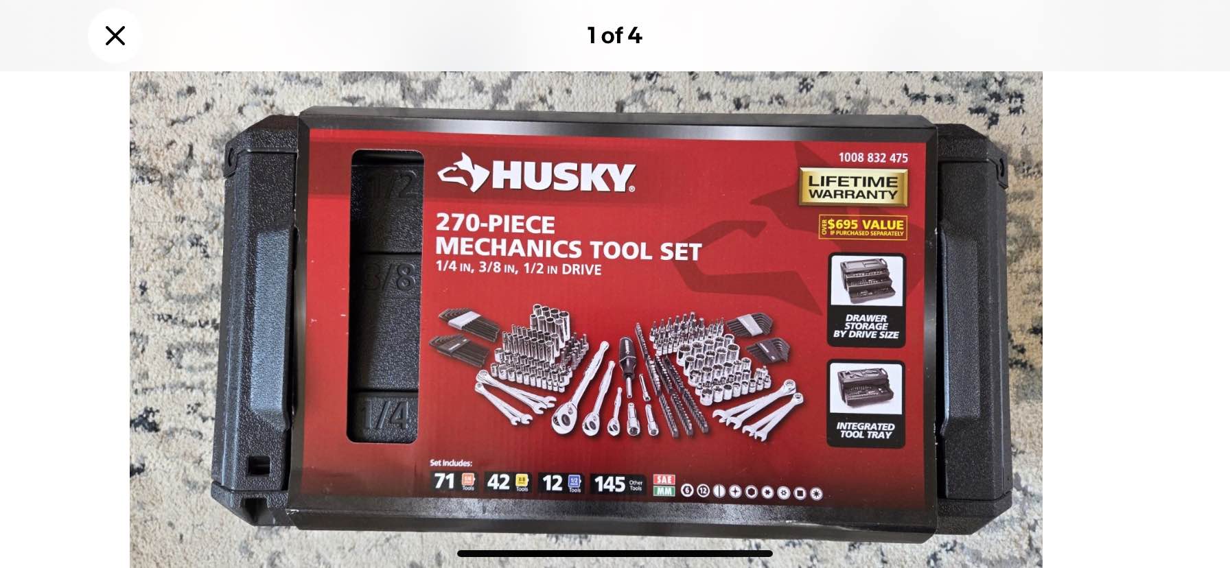 VENTAS EN CHAPULTEPEC | Sets de herramientas nuevos husky de 270 piezas ...