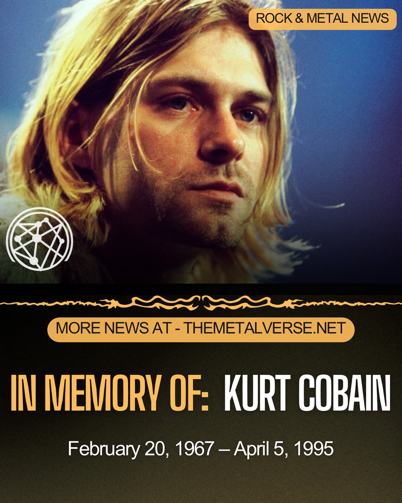 The Metalverse - In Memory of Kurt Cobain, a legendary figure in the ...