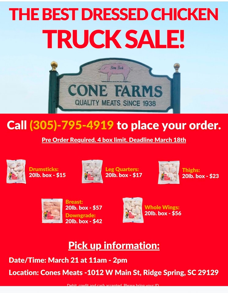 Cone's Meats, LLC | Ridge Spring SC