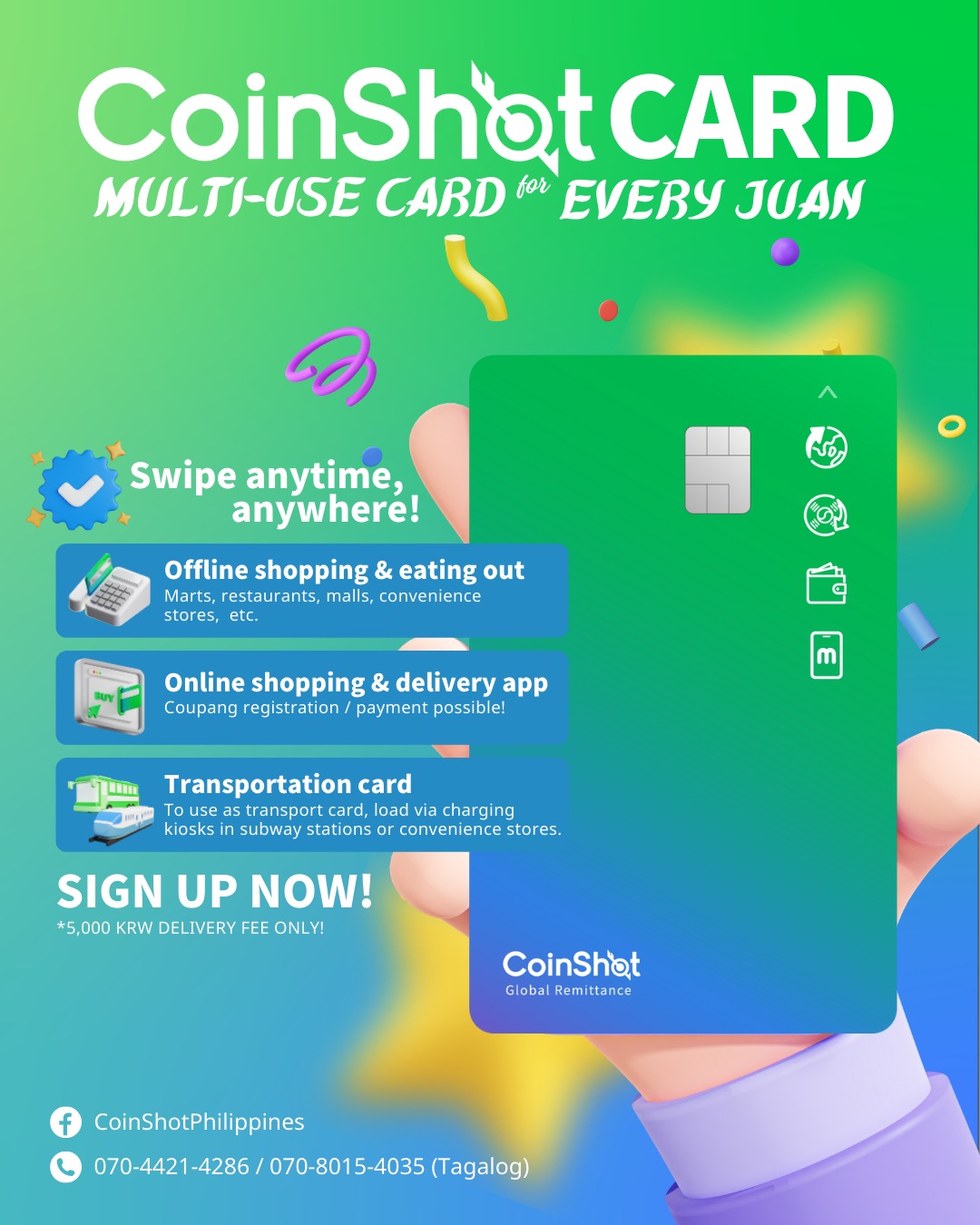 📢 CoinShot CARD! Multi-use card for... - CoinShot Philippines
