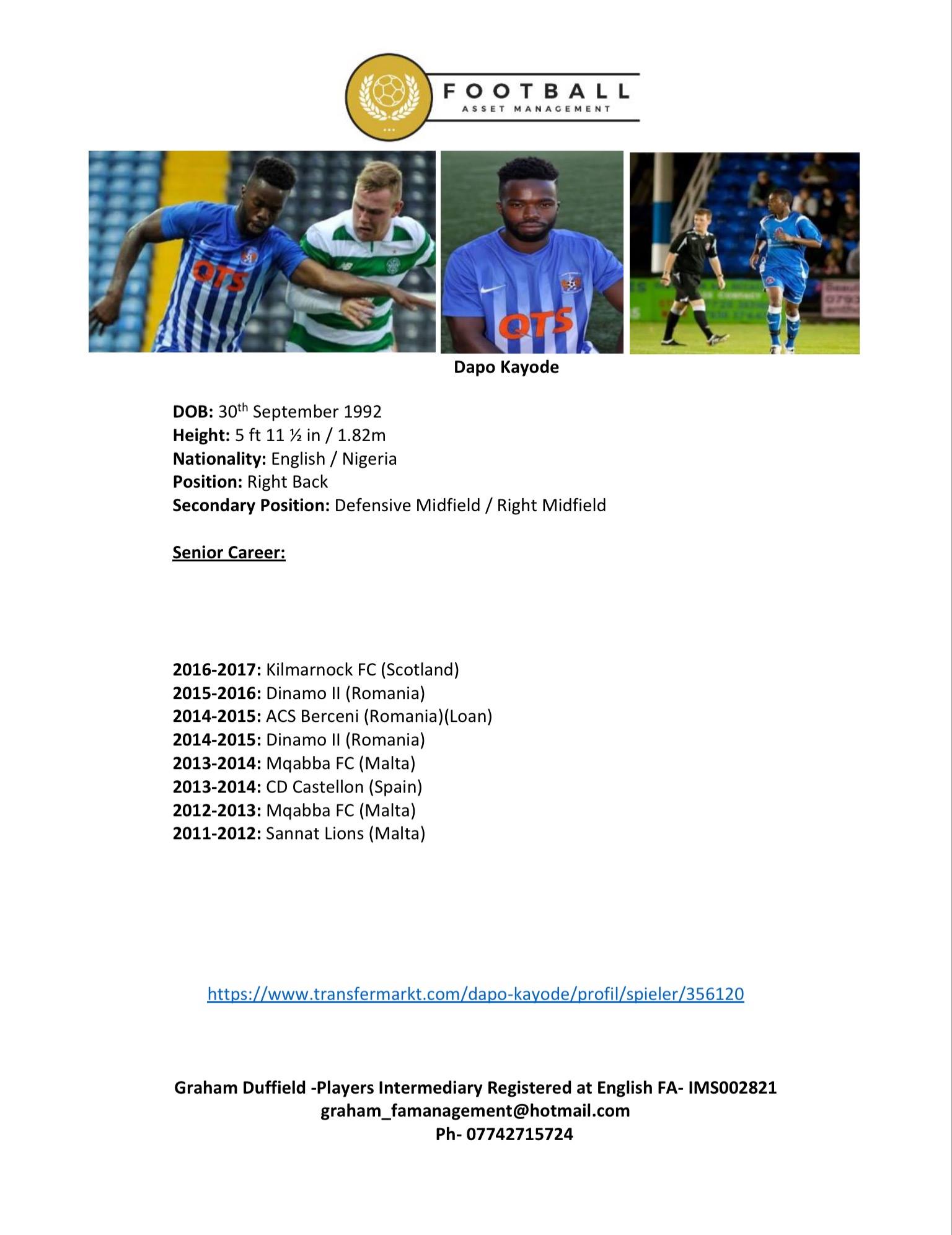 Football Asset Management... - Football Asset Management