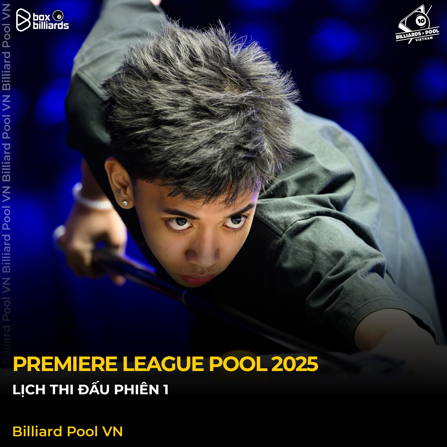 Billiards - LỊCH THI ĐẤU PHIÊN 1 PREMIERE LEAGUE POOL 2025 Mỗi ngày thi ...