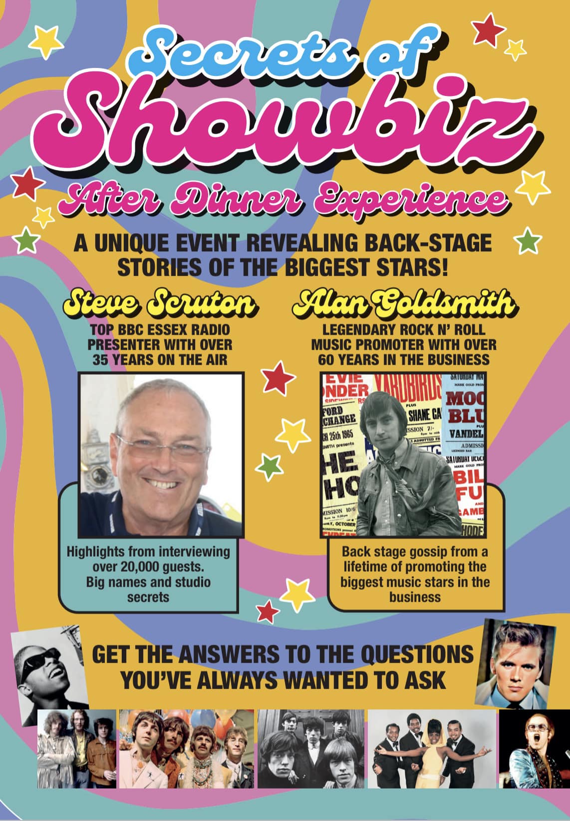 🎭 The Secrets of Showbiz After Dinner... - Secrets of the 60s | Facebook