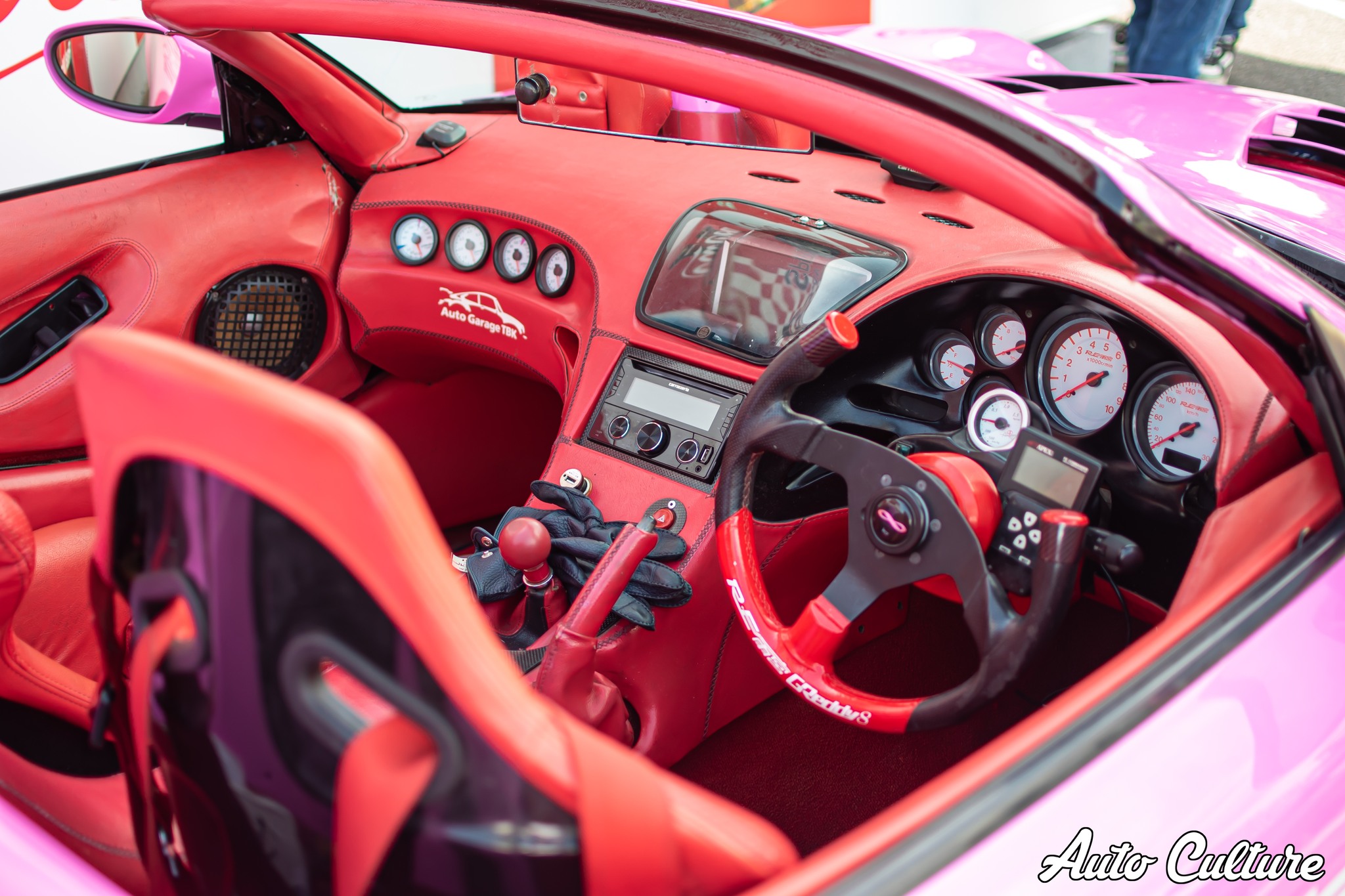 Auto Culture - The RE-Amemiya Super Greddy 8 is pink...
