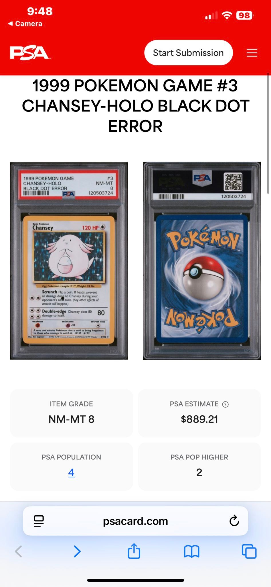 1999 chansey pokemon card value Pokmon Holo PSA Slab Keychain  The Velcro Viking clear acrylic holder that perfectly accentuates the stunning visual design and character artwork Chansey Holo (Worth Grading?) :