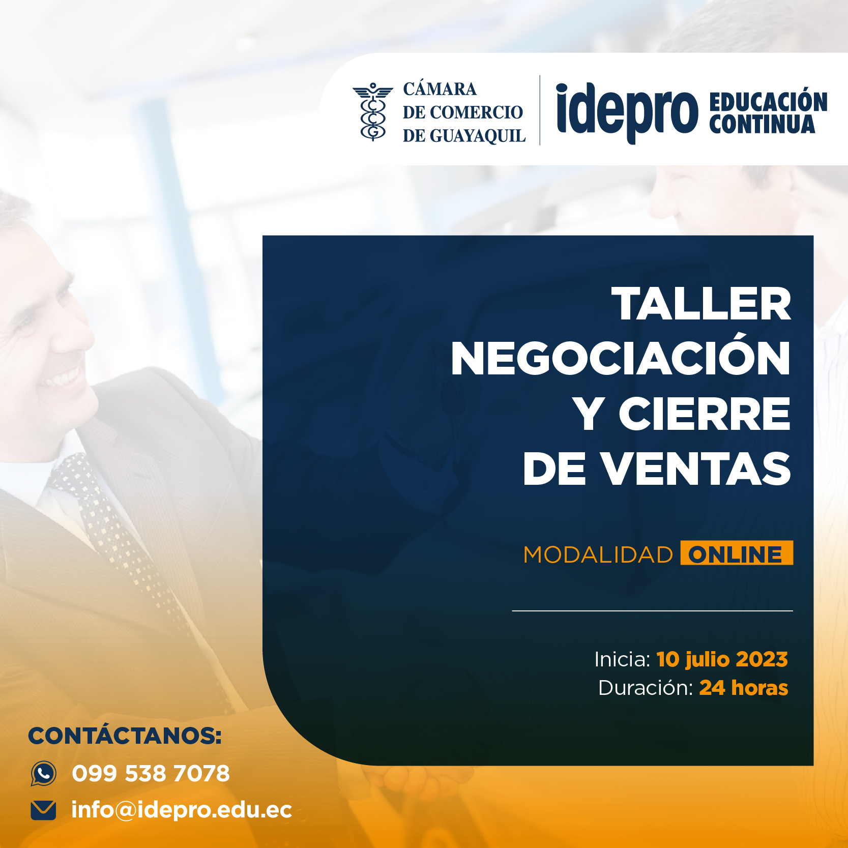 TALLER DE... - Instituto de Desarrollo Profesional - Idepro