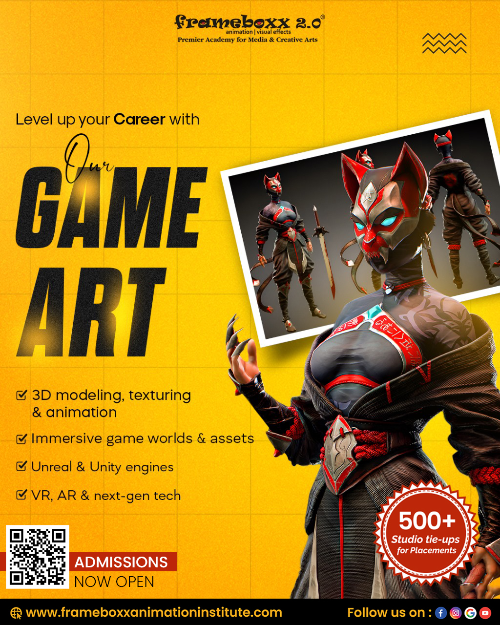 Frameboxx - 🎮 Level Up Your Career with Game Art at #FrameboxxVashi! 🚀 ...