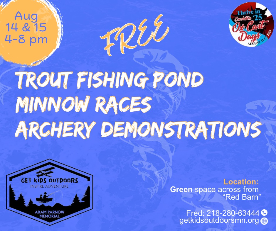 Trout Fishing Pond & Minnow Races!