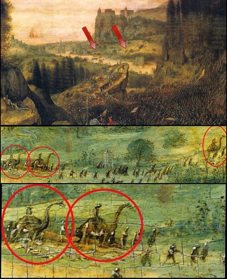 Jayaram - 🦖🦕🦕 Dinosaurs in Ancient Paintings 🦕🦖 In the ...