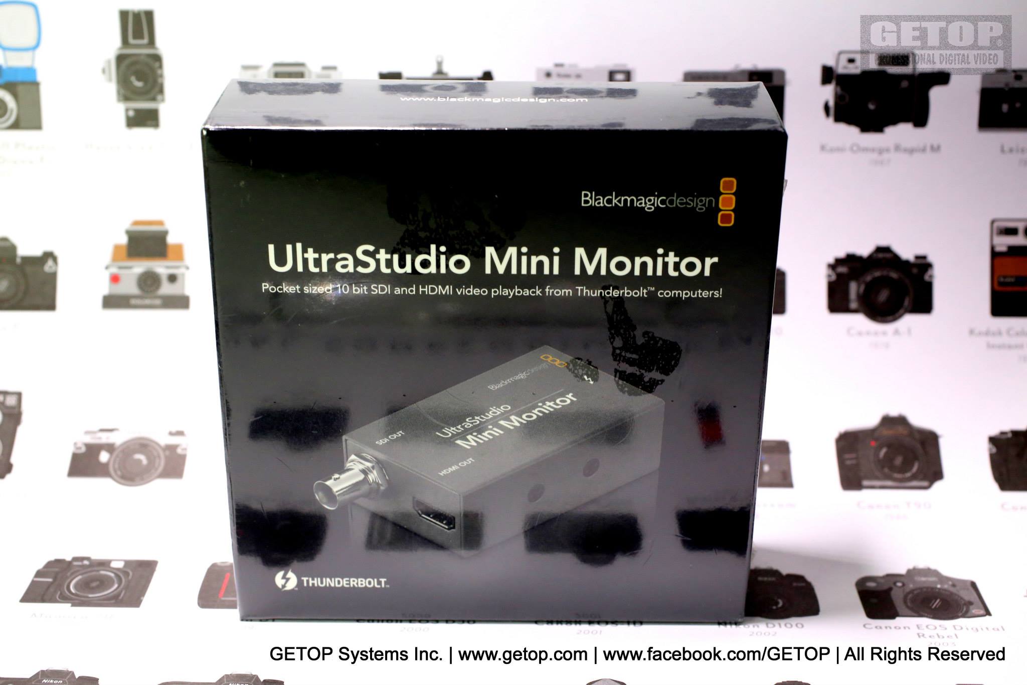 Getop - BMD UltraStudio Mini Monitor 到貨開箱照 - MacBook Pro 筆電輸出HD-SDI或是 ...