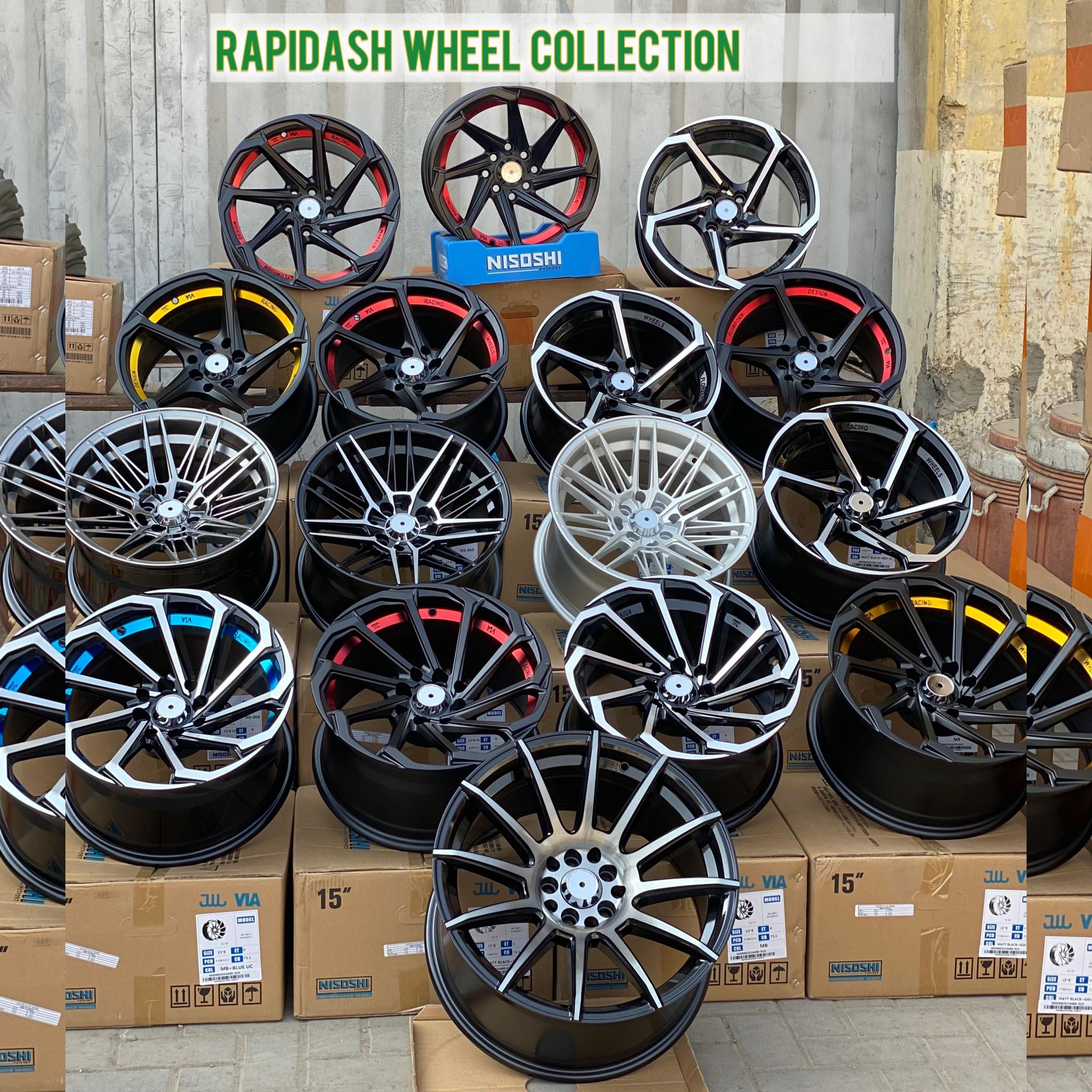 Rapidash wheel collection | Karachi
