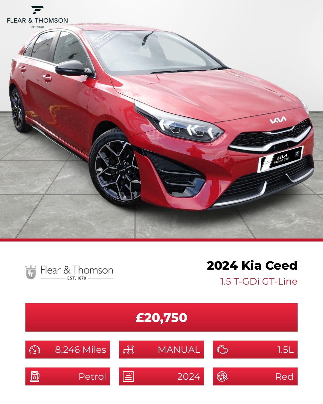2024 Kia Ceed 1.5 T-GDi... - Flear and Thomson-Kia -Perth Ltd | Facebook