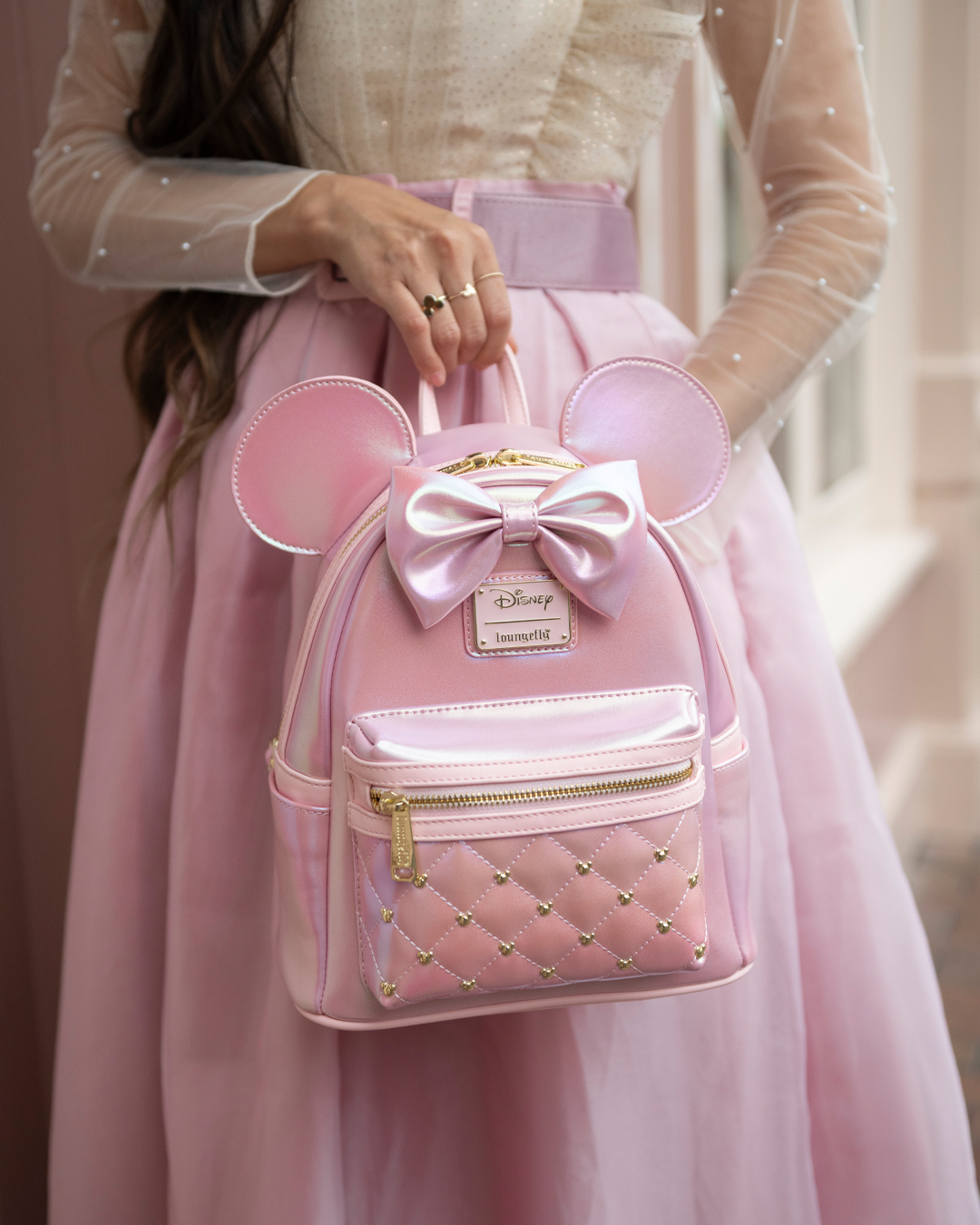 スタジャン マイニー Miney Next up in 707 Street's Minnie Mouse Classic Series: iridescent