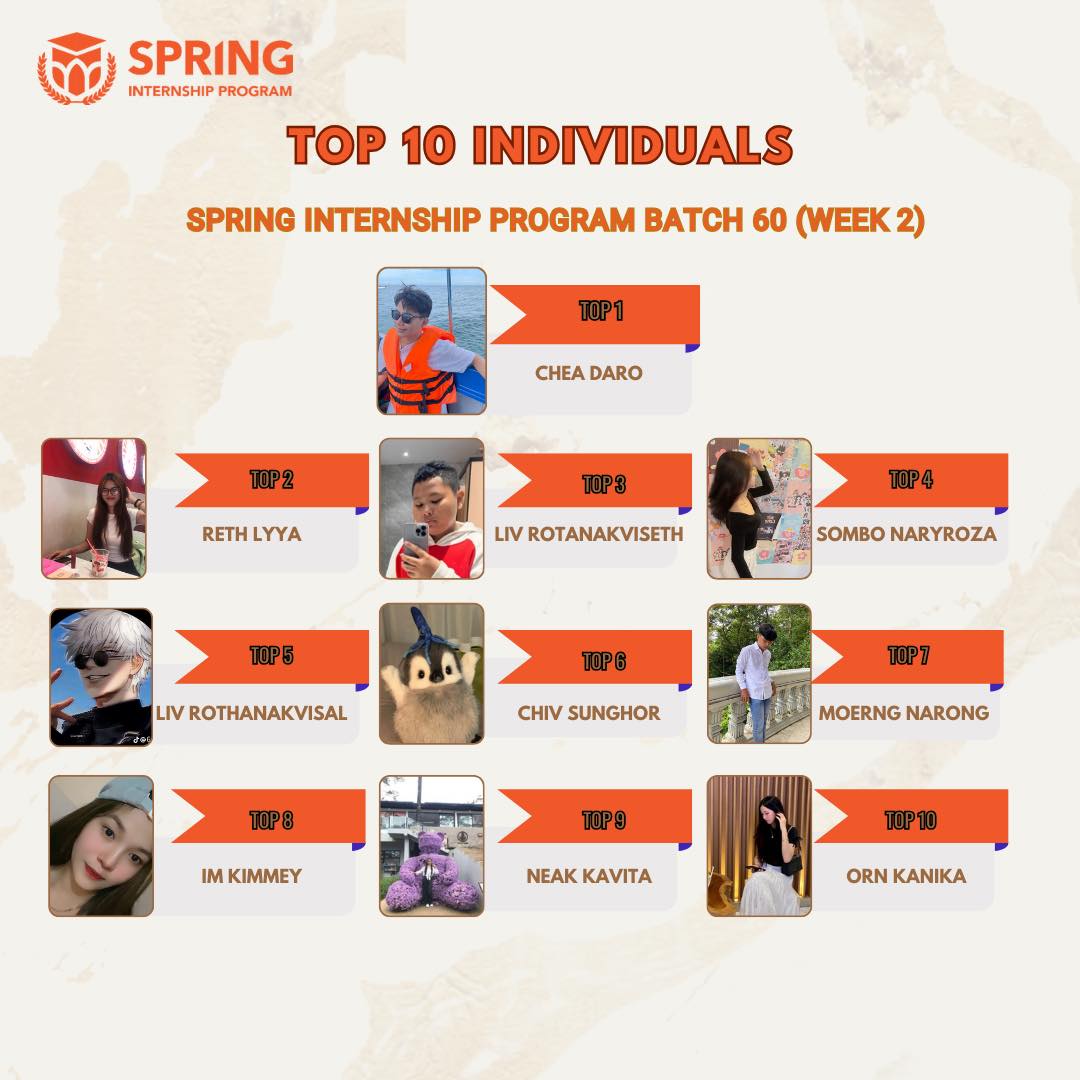 Spring Internship Program | Phnom Penh
