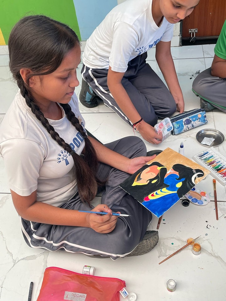 World Art Day was... - Podar World School, Vadodara - Maneja | Facebook