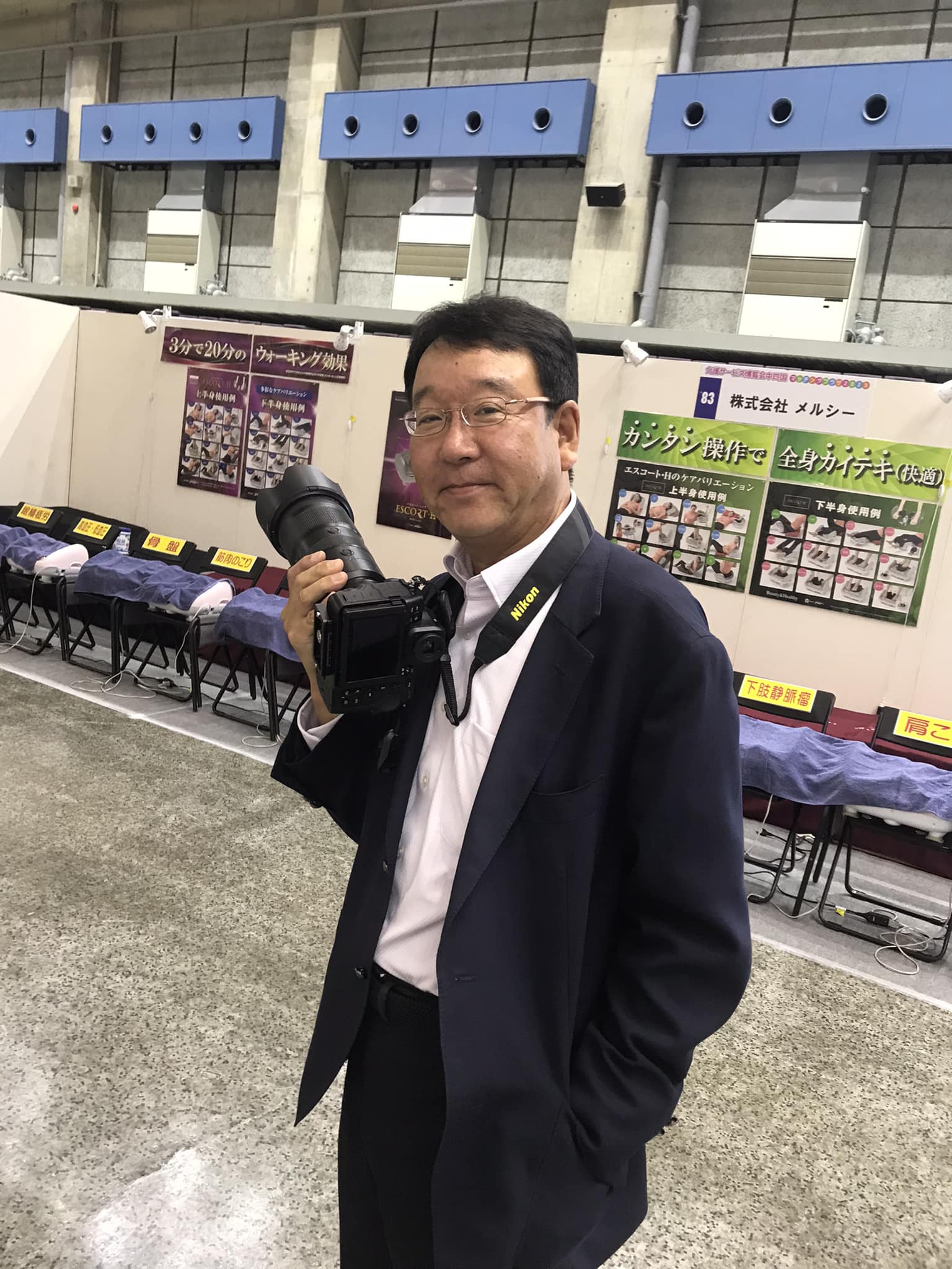 介護サービス博覧会 - 気持ちの入り方が違いました∑(ﾟДﾟ) 本気の実行委員長 ️ 素敵💕 #介護サービス博覧会...