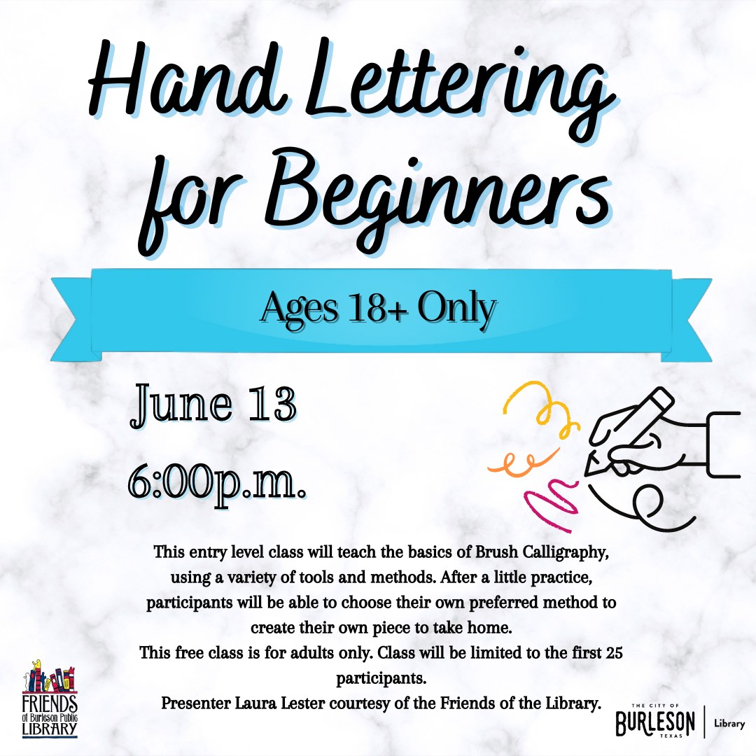 This entry level class will... - Burleson Public Library