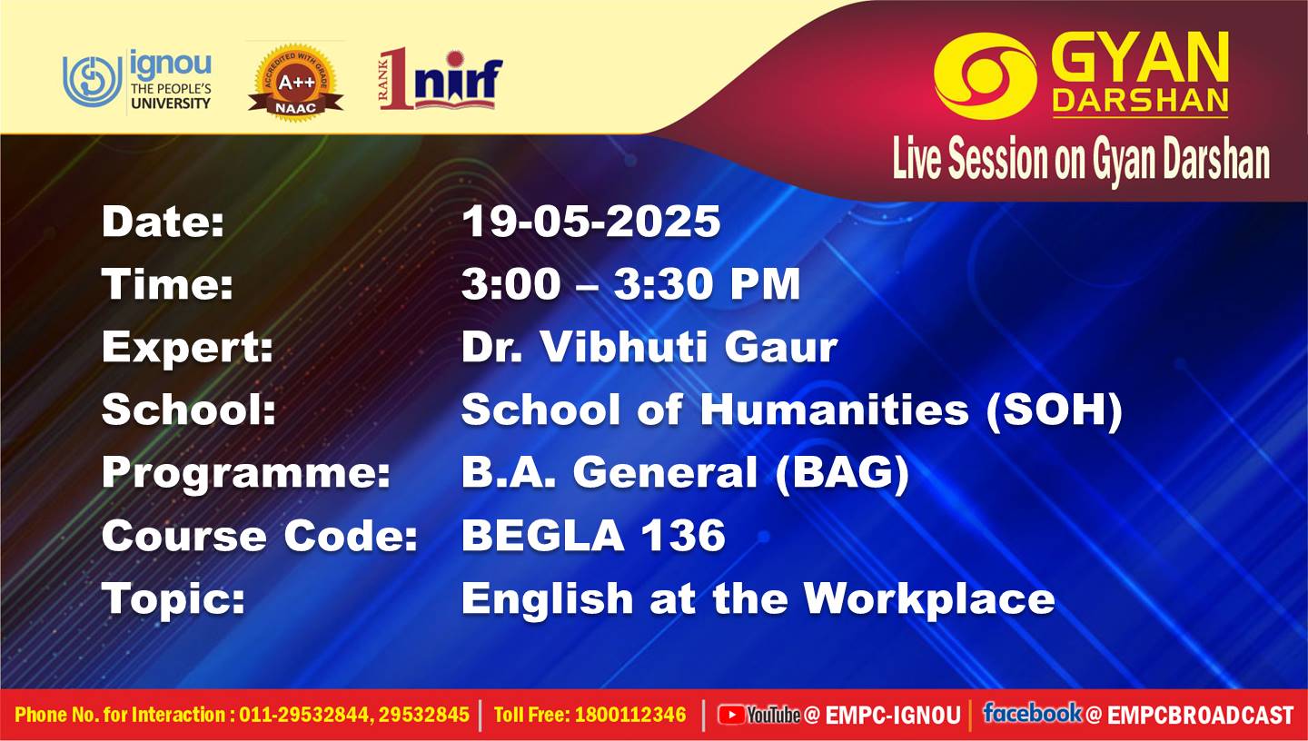 Indira Gandhi... - Indira Gandhi National Open University