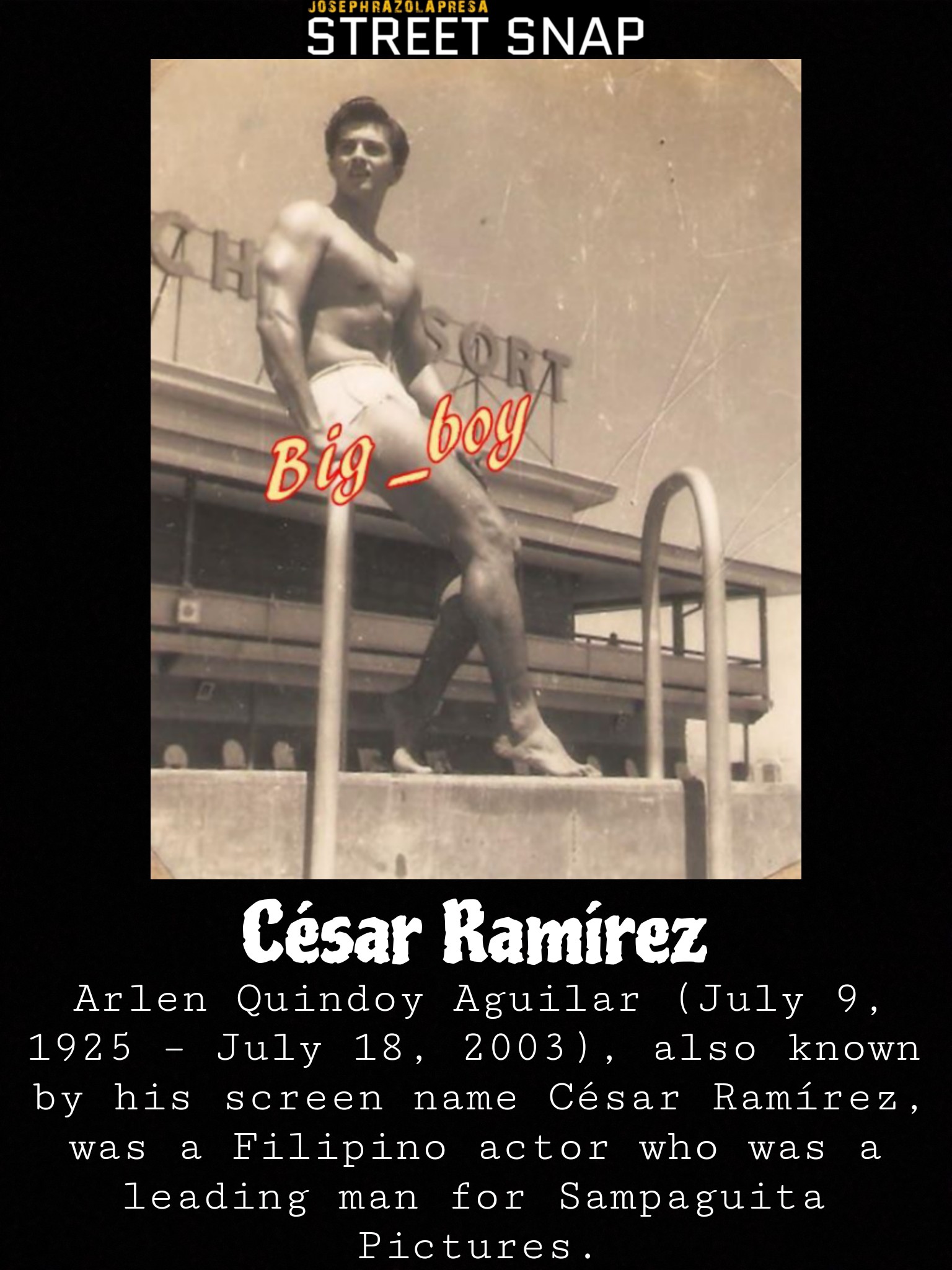 Foto - Arlen Quindoy Aguilar (July 9, 1925 – July 18, 2003), also known ...