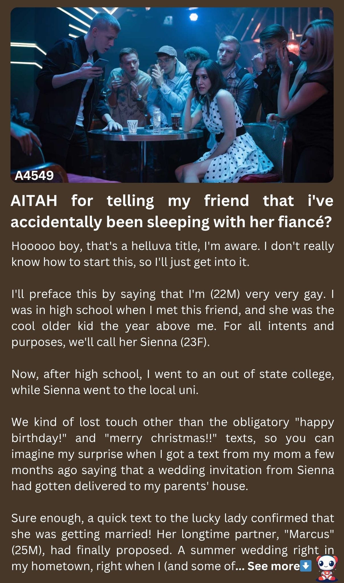 AITA - AITAH 🌕 For Telling My Friend That I've Accidentally Been ...