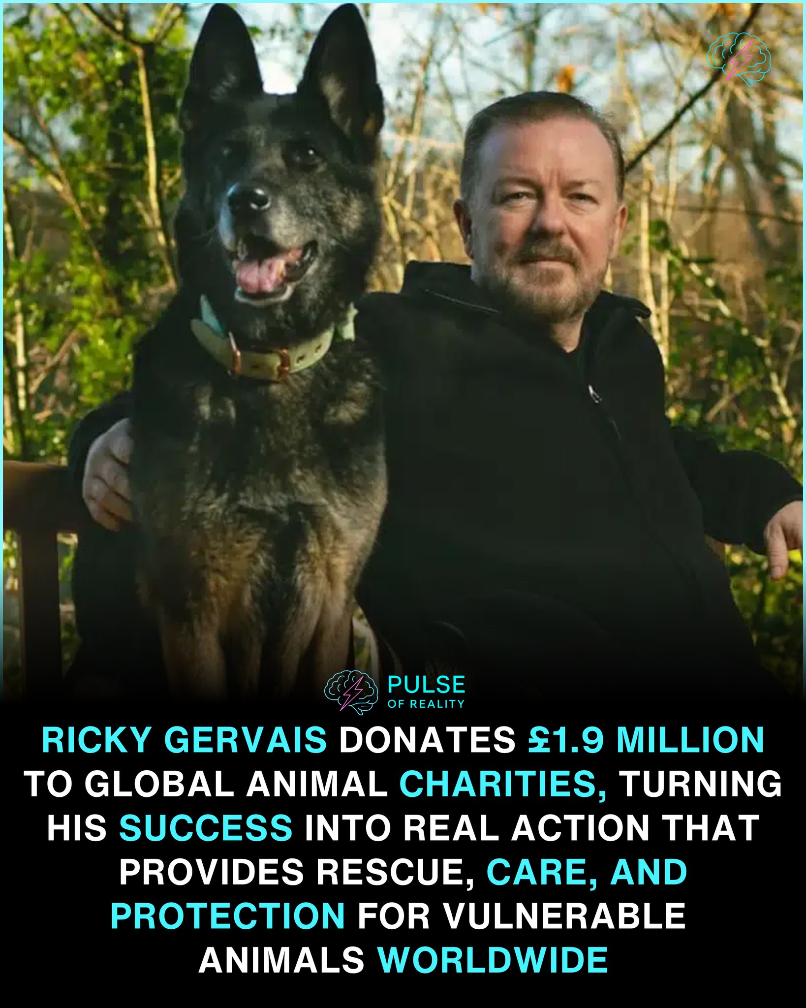 Pulse - Ricky Gervais has once again used his platform for something ...