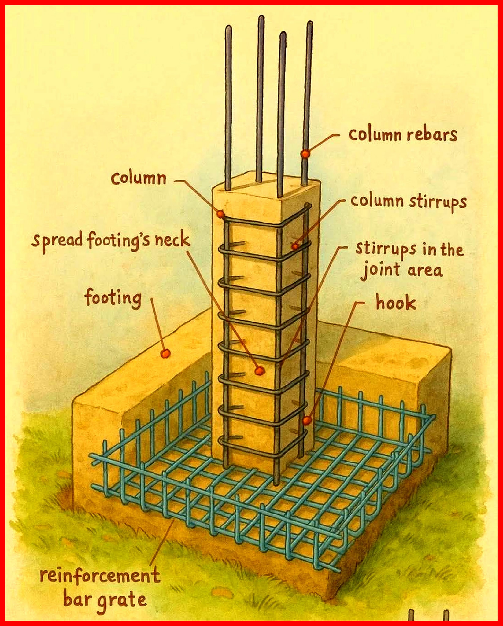 Build - 🏗️🔩 Foundation & Column Reinforcement Explained 🔩🏗️ This ...