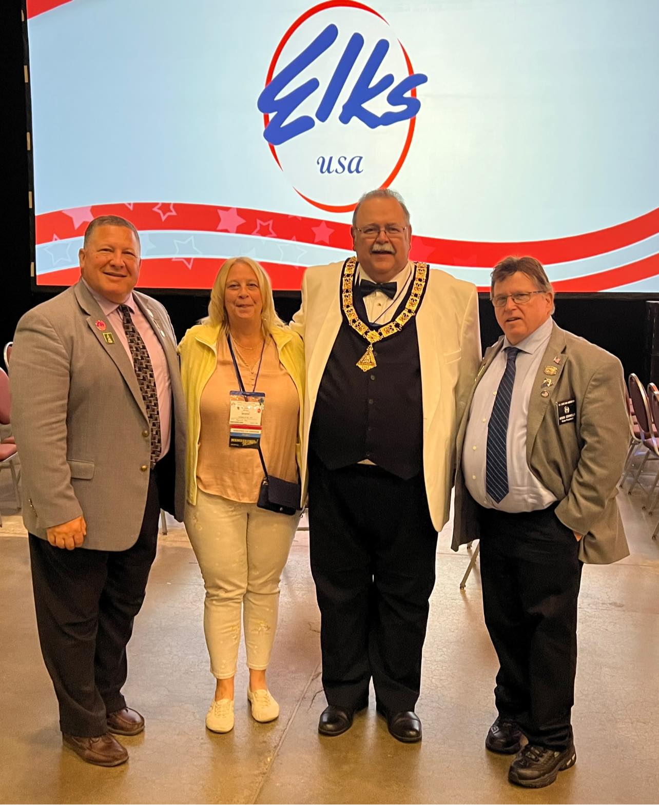 Owego - L2R Cameron Ricci and his wife JoAnne, Tim Sayers and Kevin ...