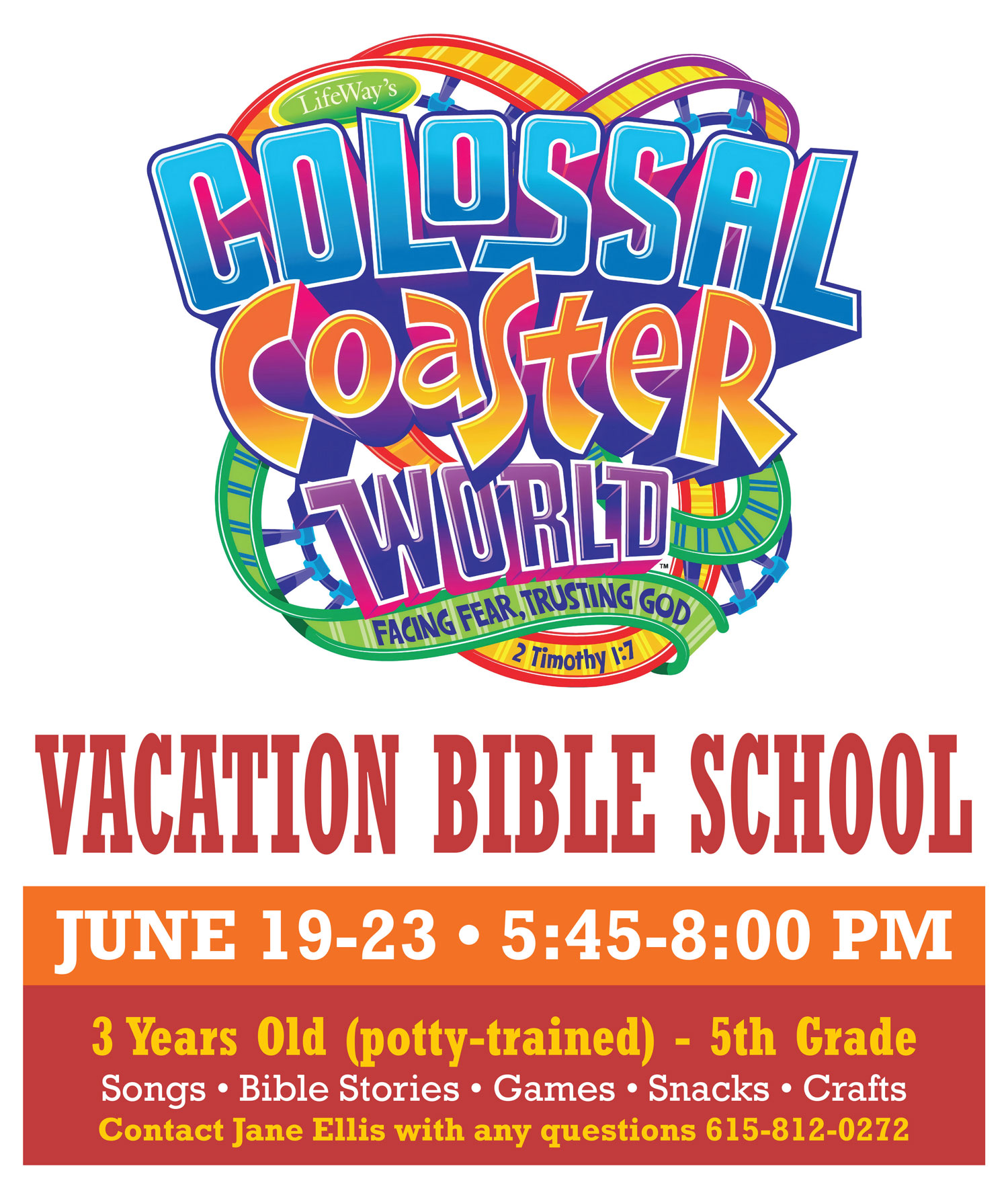 Colossal Coaster World Vbs Clipart