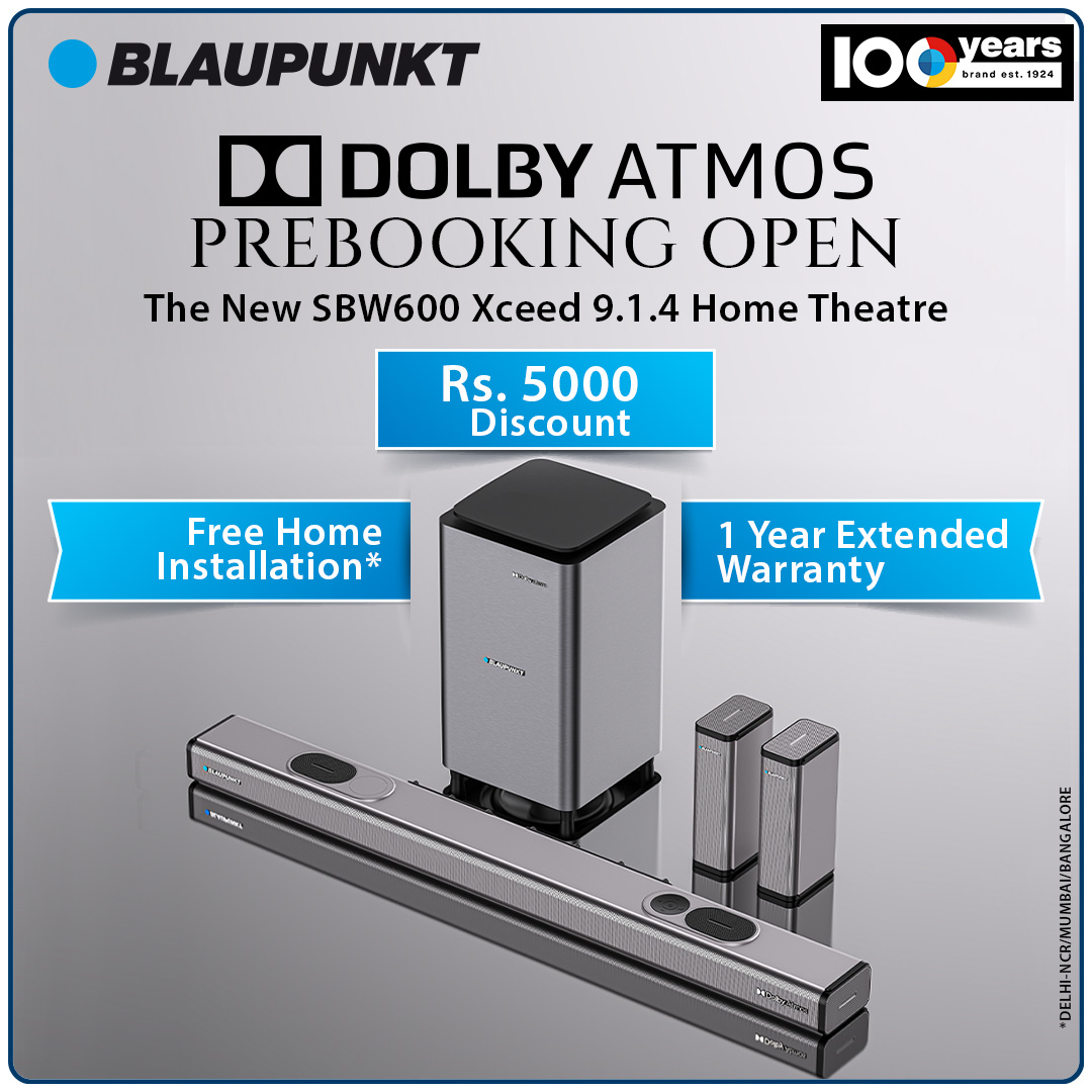 Blaupunkt - 🔥 Prebook the Blaupunkt SBW600 Xceed 9.1.4 Dolby Atmos Home ...