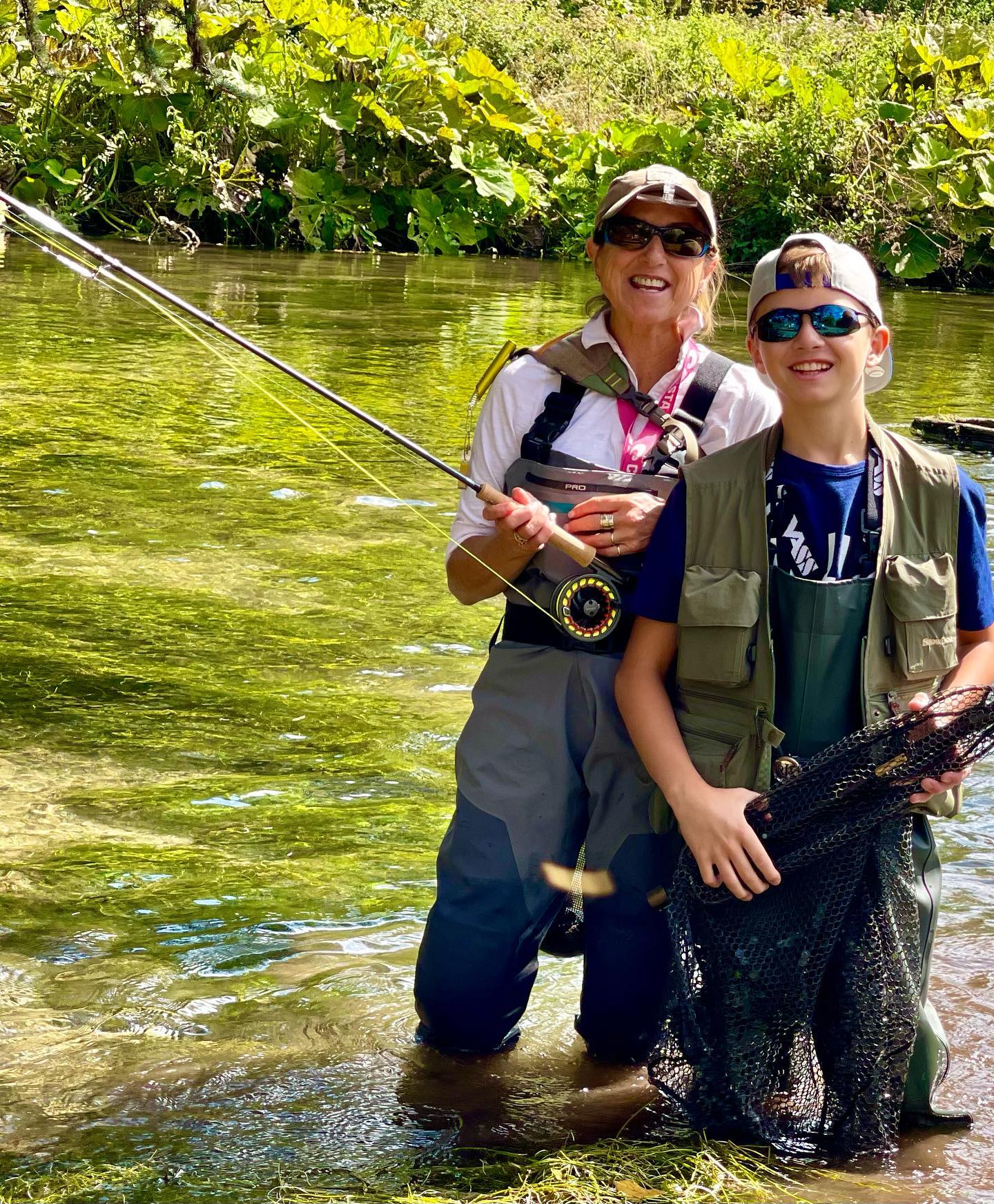 A beautiful day on the river Test... - Gilly Bate Fly Odyssey