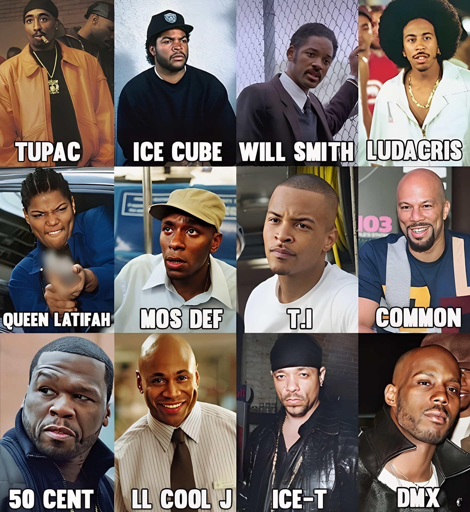 Hip Hop Book - Pick Only 3 Rapper Actor to Make a Movie Together 👇🏽👀 ...