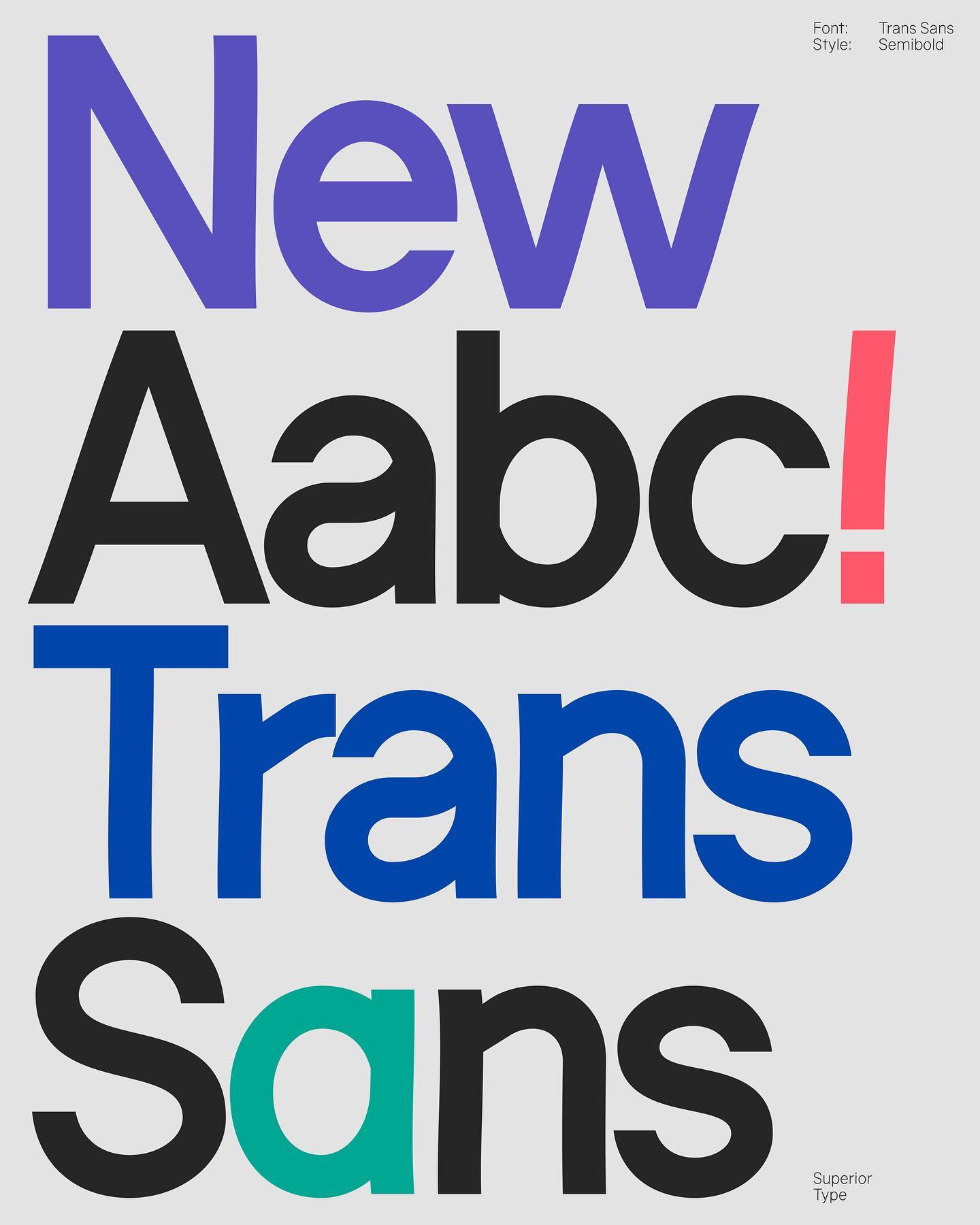 Superior Type - ‼️New font: Trans Sans‼️ Circle or...