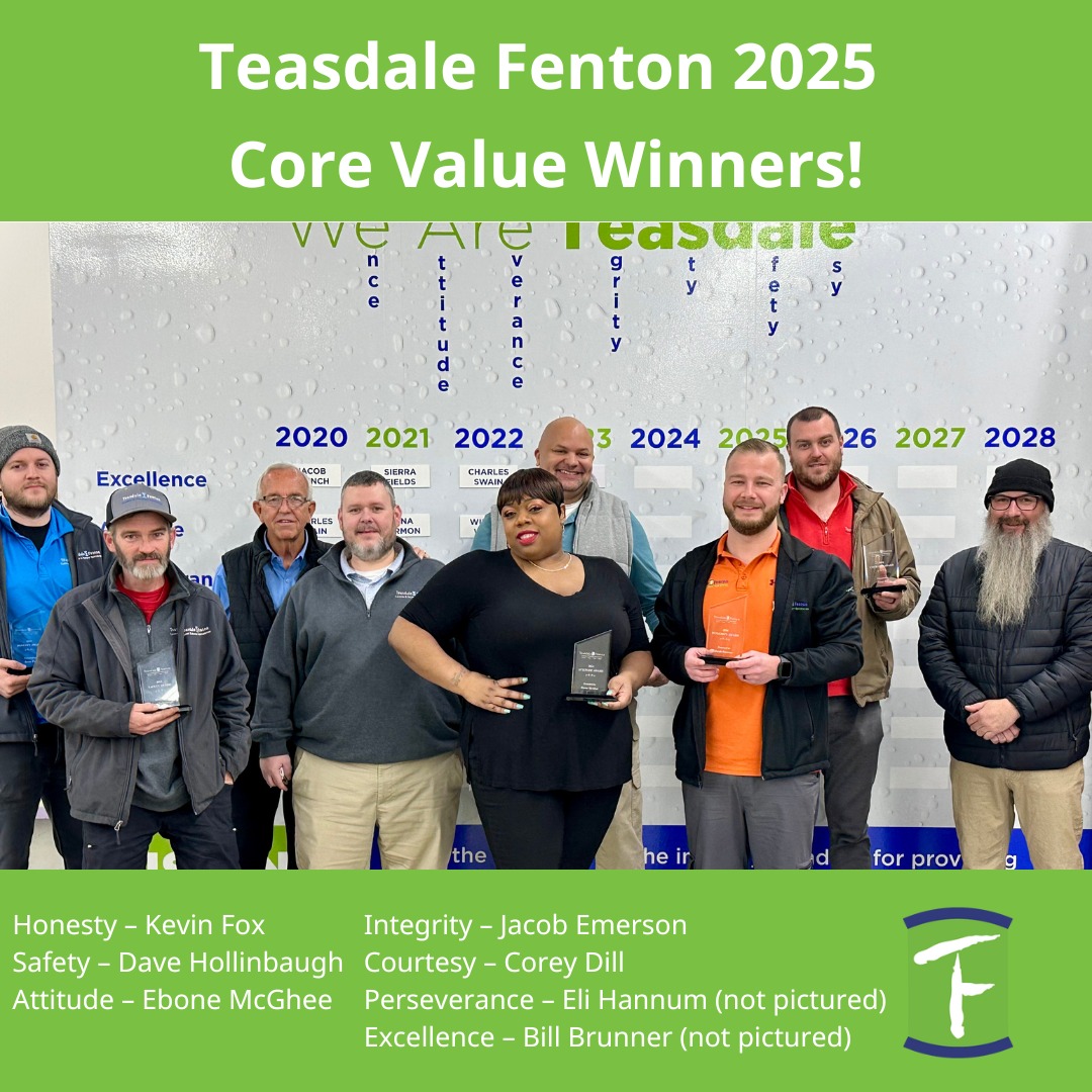 Teasdale - 🎉 Celebrating Our 2024 Core Value Winners! 🎉 At Teasdale ...