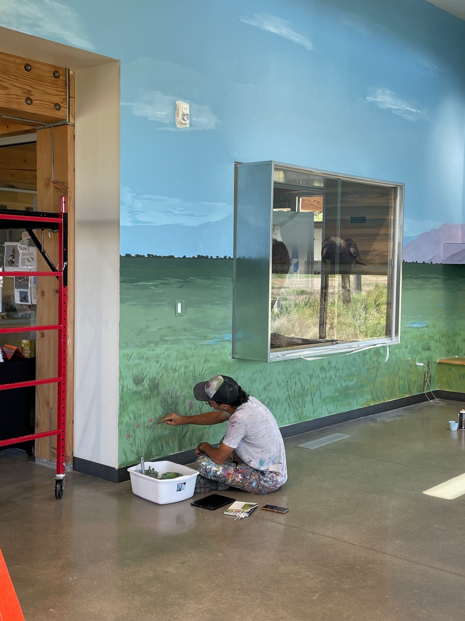 🌿 Check out the amazing wetland plants wall in our Conservation Hall! 🌱 ...