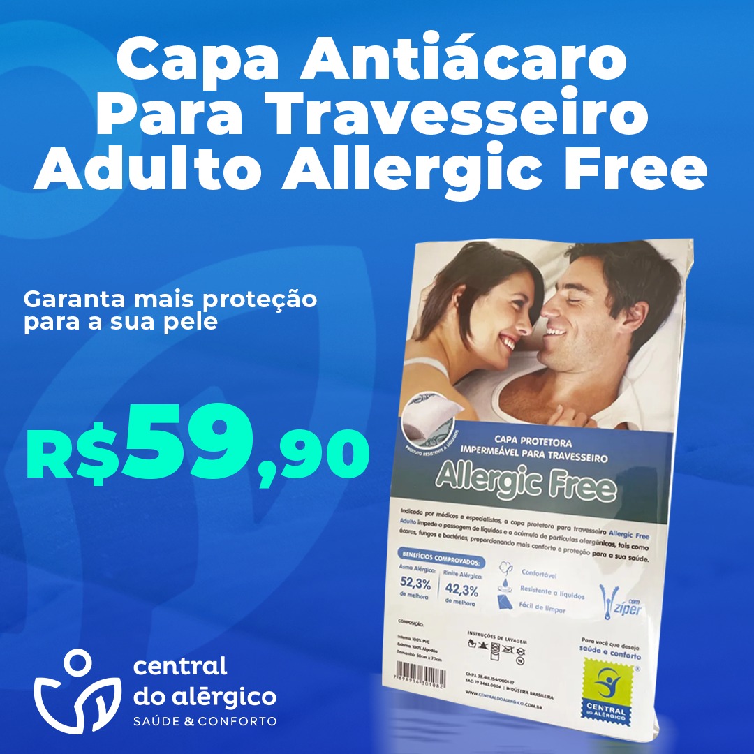 Loja Central do Alérgico - A capa Antiácaro Para Travesseiro Adulto ...