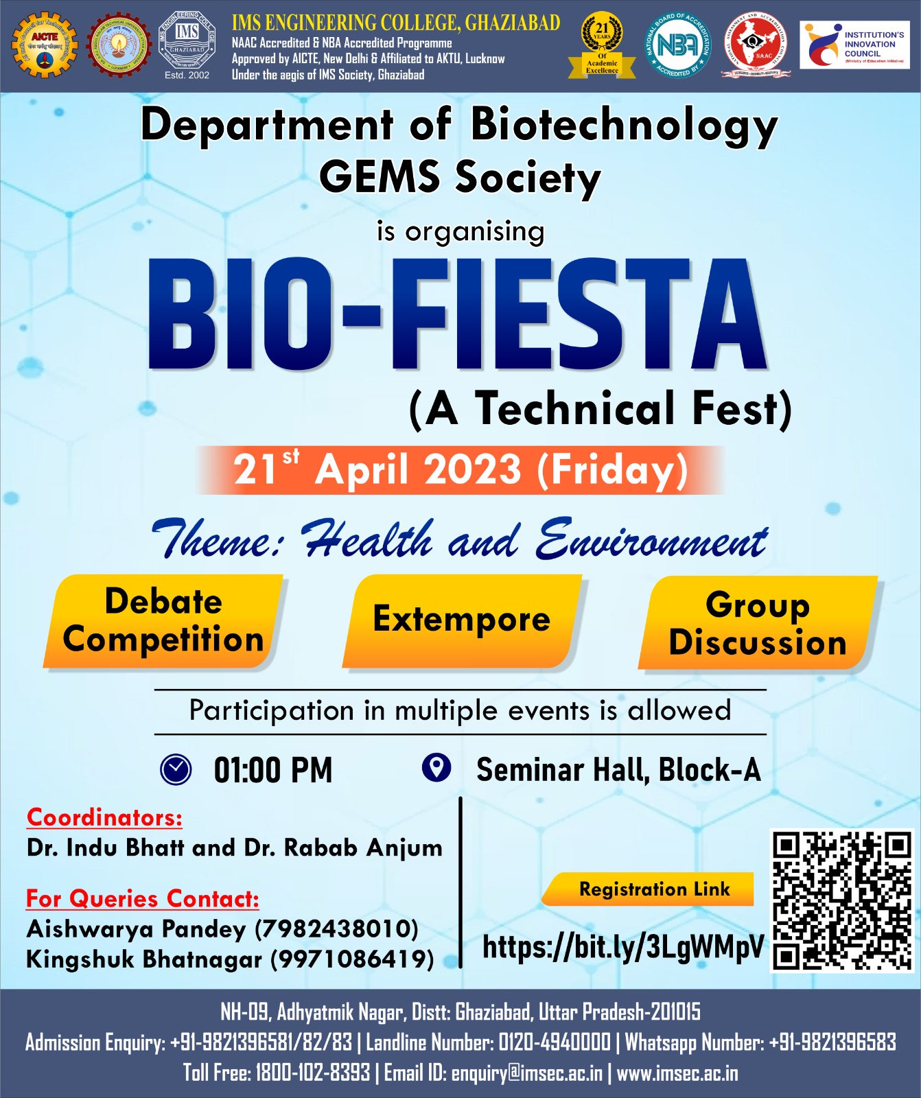 Biotechnology IMSEC | Ghaziabad