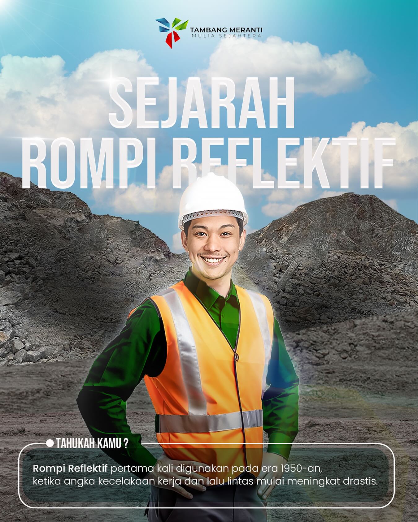 Meranti Group - 🦺 Tahukah kamu? Rompi reflektif pertama... | Facebook